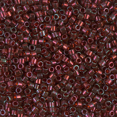 DBM0105:  Garnet Gold Luster 10/0 Miyuki Delica Bead 