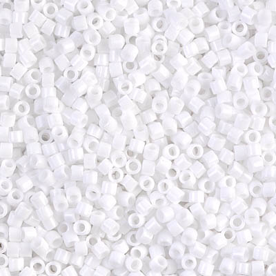 DBM0200:  White  10/0 Miyuki Delica Bead 