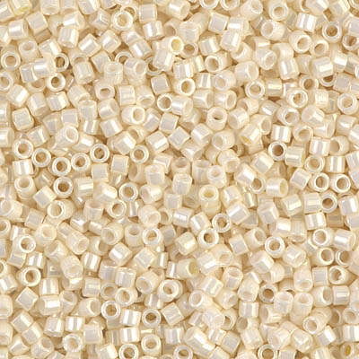 DBM0203:  Cream Ceylon 10/0 Miyuki Delica Bead 