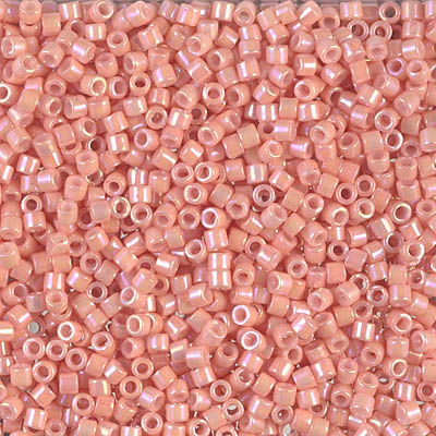 DBM0207-1:  Opaque Tea Rose Luster 10/0 Miyuki Delica Bead 