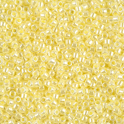 DBM0232:  Light Lemon Ice Ceylon 10/0 Miyuki Delica Bead 