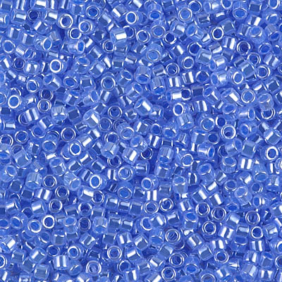 DBM0240:  Dark Sky Blue Ceylon 10/0 Miyuki Delica Bead 