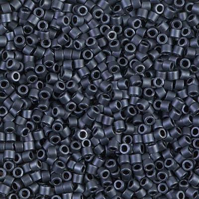 DBM0301:  Matte Gunmetal 10/0 Miyuki Delica Bead 