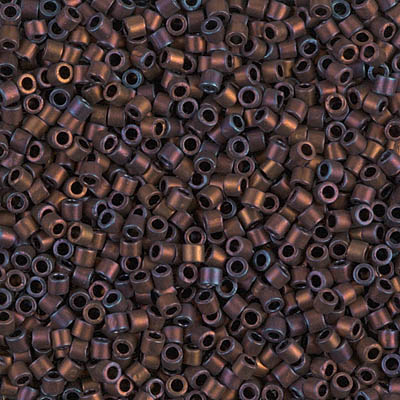 DBM0312:  Matte Metallic Dark Raspberry Iris  10/0 Miyuki Delica Bead 