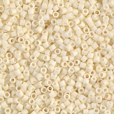 DBM0352:  Matte Opaque Cream 10/0 Miyuki Delica Bead 