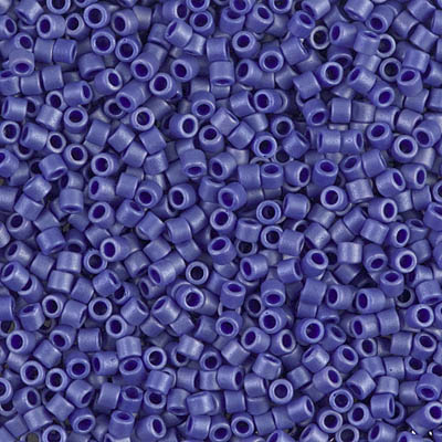 DBM0361:  Matte Opaque Cobalt Luster 10/0 Miyuki Delica Bead 