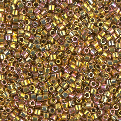 DBM0501:  24kt Gold Iris 10/0 Miyuki Delica Bead 