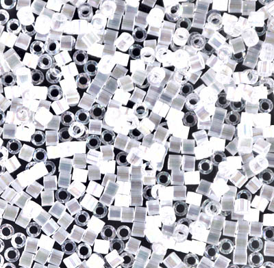 DBM0670:  Crystal AB Silk Satin 10/0 Miyuki Delica Bead 