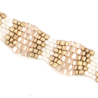 Caravan Beads - Miyuki - DBM0673: Antique Ivory Silk Satin 10/0