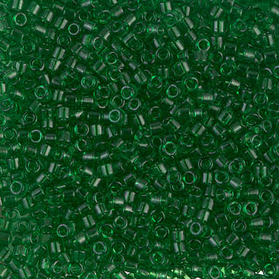 DBM0705:  Transparent Green  10/0 Miyuki Delica Bead 