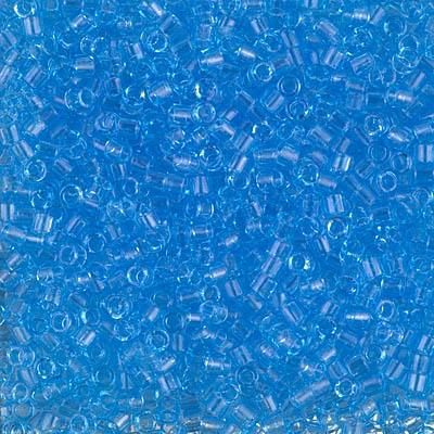 DBM0706:  Transparent Aqua  10/0 Miyuki Delica Bead 