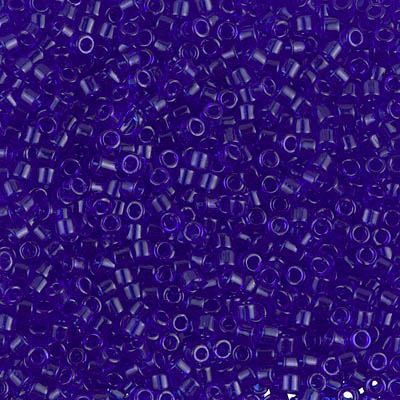 DBM0707:  Transparent Cobalt  10/0 Miyuki Delica Bead 