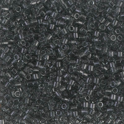DBM0708:  Transparent Gray  10/0 Miyuki Delica Bead 