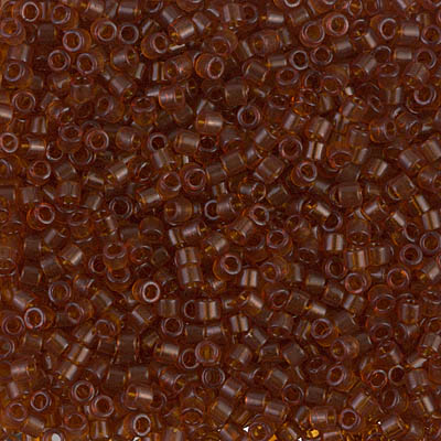 DBM0709:  Transparent Dark Topaz  10/0 Miyuki Delica Bead 