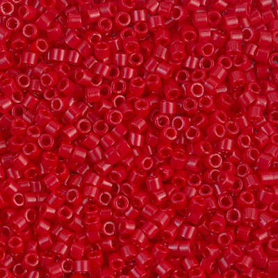 DBM0723:  Opaque Red  10/0 Miyuki Delica Bead 