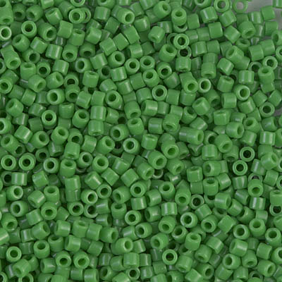 DBM0724:  Opaque Green  10/0 Miyuki Delica Bead 
