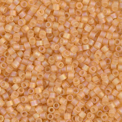DBM0852:  Matte Transparent Light Topaz AB 10/0 Miyuki Delica Bead 
