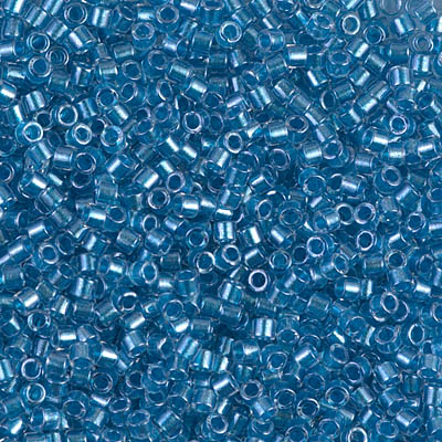 DBM0905:  Sparkling Blue Lined Crystal 10/0 Miyuki Delica Bead 