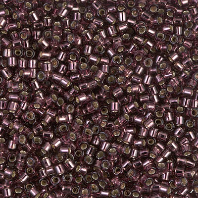 DBM1204:  Silverlined Mauve 10/0 Miyuki Delica Bead 
