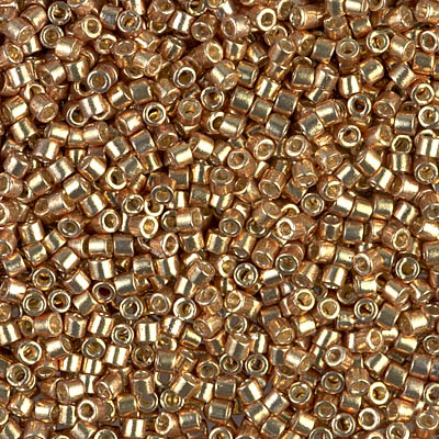 DBM1834:  Duracoat Galvanized Champagne 10/0 Miyuki Delica Bead 