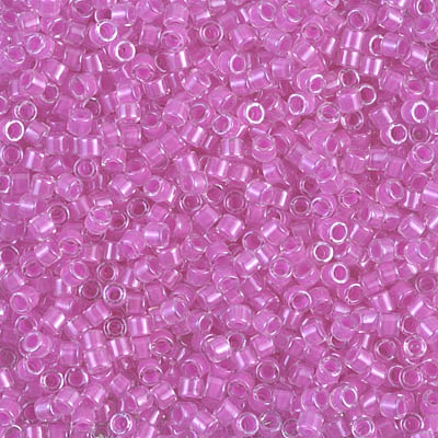 DBM2037:  Luminous Hot Magenta  10/0 Miyuki Delica Bead 