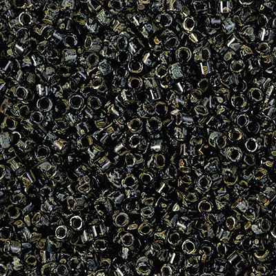 DBM2261:  Black Picasso 10/0 Miyuki Delica Bead 