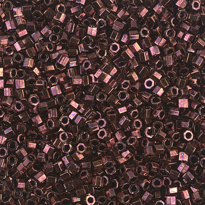 DBMC-0012:  Metallic Dark Raspberry Cut 10/0 Miyuki Delica Bead 