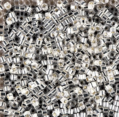 DBMC-0041:  Silverlined Crystal Cut 10/0 Miyuki Delica Bead 