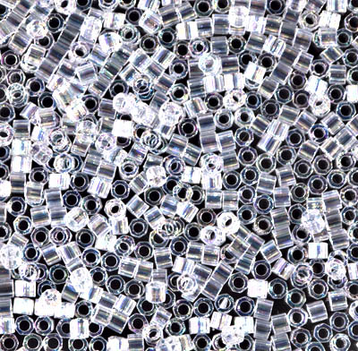 DBMC-0051:  Crystal AB Cut 10/0 Miyuki Delica Bead 