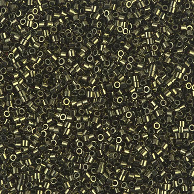 DBS0011:  Metallic Olive 15/0 Miyuki Delica Bead 