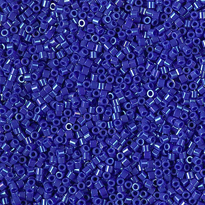 DBS0216: Opaque Cobalt Luster 15/0 Miyuki Delica Bead 