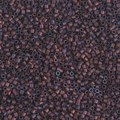 DBS0312:  Matte Metallic Dark Raspberry Iris    15/0 Miyuki Delica Bead 