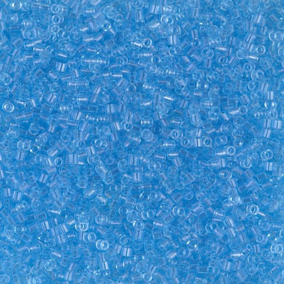 DBS0706:  Transparent Aqua 15/0 Miyuki Delica Bead 
