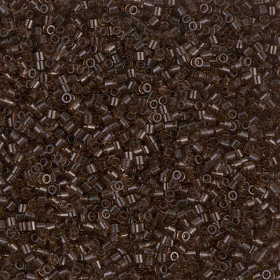 DBS0715:  Transparent Root Beer 15/0 Miyuki Delica Bead 