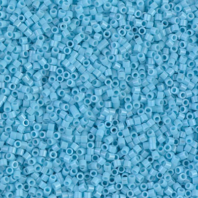 DBS0725:  Opaque Turquoise Blue 15/0 Miyuki Delica Bead 