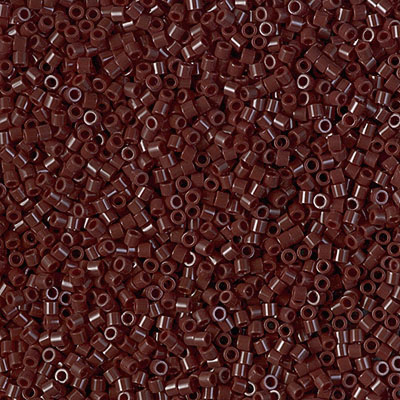 DBS0734: Opaque Chocolate 15/0 Miyuki Delica Bead 