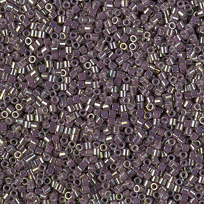DBS1011: Metallic Dusty Mauve Gold Iris 15/0 Miyuki Delica Bead 