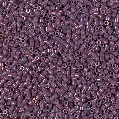 DBS1012: Metallic Med Raspberry Gold Iris 15/0 Miyuki Delica Bead 