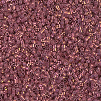 DBS1016:  Metallic Rhubarb Gold Iris 15/0 Miyuki Delica Bead 