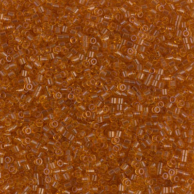DBS1101:  Transparent Marigold 15/0 Miyuki Delica Bead 