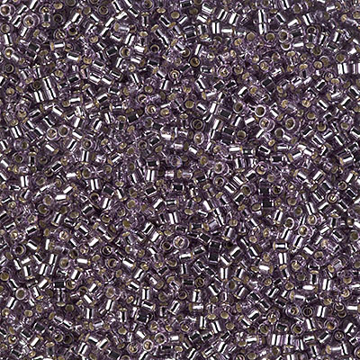 DBS1205: Silverlined Light Amethyst 15/0 Miyuki Delica Bead 