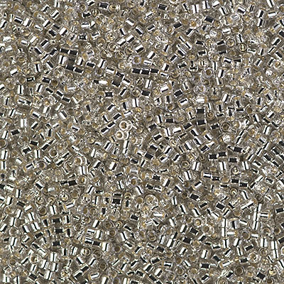 DBS1211: Silverlined Gray Mist 15/0 Miyuki Delica Bead 