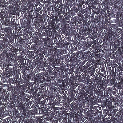DBS1225: Transparent Light Amethyst Luster 15/0 Miyuki Delica Bead 