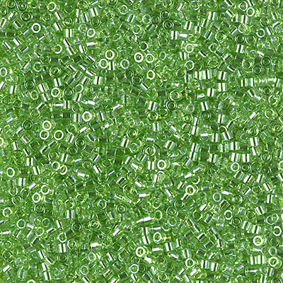 DBS1226: Transparent Lime Luster 15/0 Miyuki Delica Bead 