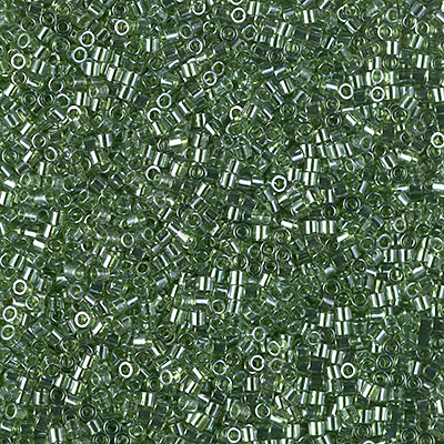DBS1227: Transparent Olive Luster 15/0 Miyuki Delica Bead 