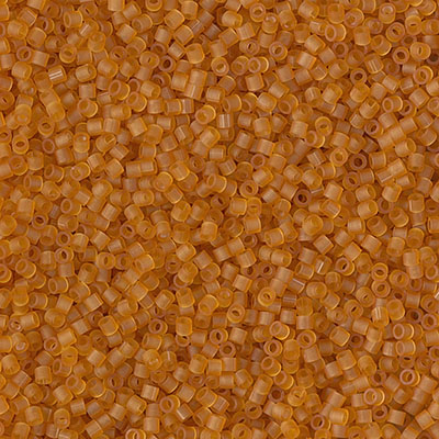 DBS1261: Matte Transparent Marigold 15/0 Miyuki Delica Bead 