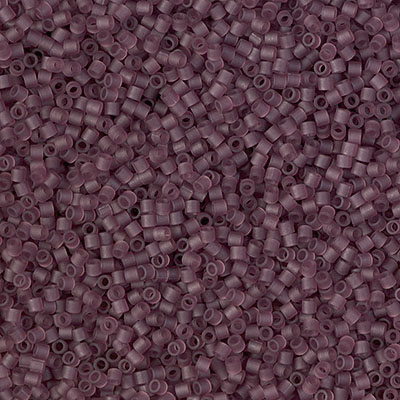 DBS1264: Matte Transparent Mauve 15/0 Miyuki Delica Bead 