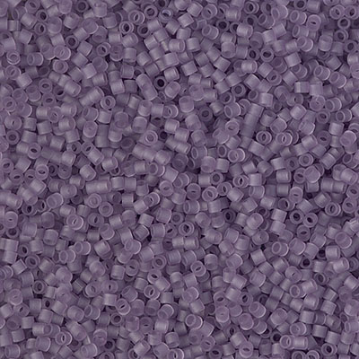 DBS1265: Matte Transparent Light Amethyst 15/0 Miyuki Delica Bead 