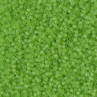 DBS1266: Matte Transparent Lime 15/0 Miyuki Delica Bead 
