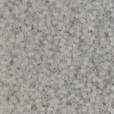 DBS1271: Matte Transparent Gray Mist 15/0 Miyuki Delica Bead 
